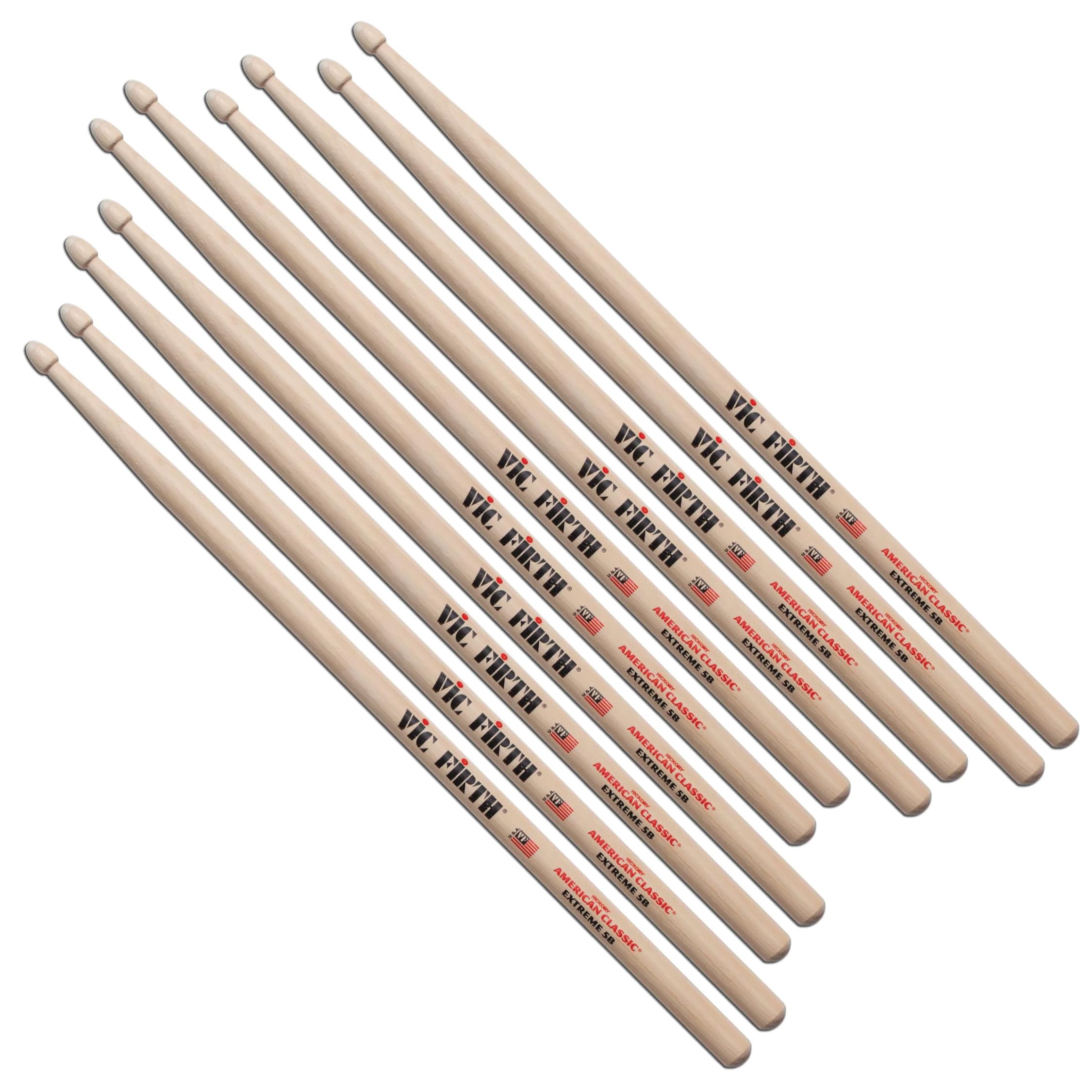 Amazon.com: Vic Firth American Classic X5B Drumsticks - Pack of 6